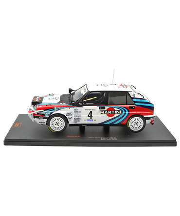 【30%オフセール】イクソ 1/18スケール ランチア デルタ インテグラーレ 16V NO.4 1990年 サファリ ラリー /msl