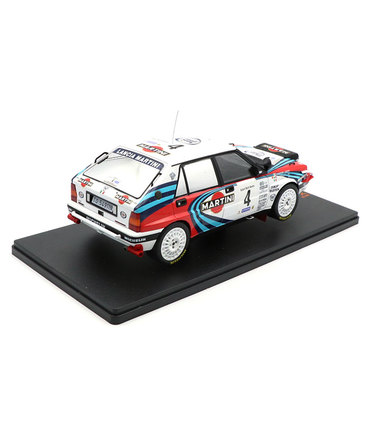 【30%オフセール】イクソ 1/18スケール ランチア デルタ インテグラーレ 16V NO.4 1990年 サファリ ラリー /msl