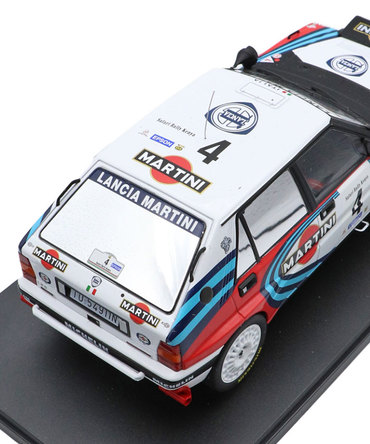 【30%オフセール】イクソ 1/18スケール ランチア デルタ インテグラーレ 16V NO.4 1990年 サファリ ラリー /msl