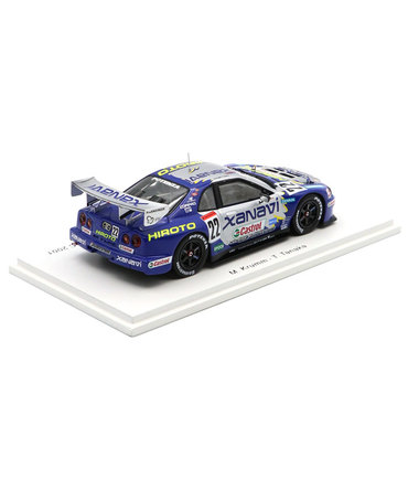 スパーク 1/43スケール ザナヴィ ヒロト 日産 スカイライン GT-R (R34) NO.22 ミハエル・クルム / 田中哲也 2001年 JGTC GT500 /msl