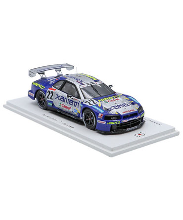 スパーク 1/43スケール ザナヴィ ヒロト 日産 スカイライン GT-R (R34) NO.22 ミハエル・クルム / 田中哲也 2001年 JGTC GT500 /msl