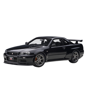 オートアート 1/18スケール 日産 スカイライン GT-R （R34） Vスペック II （ブラックパール）/msl