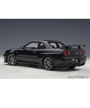 オートアート 1/18スケール 日産 スカイライン GT-R （R34） Vスペック II （ブラックパール）/msl