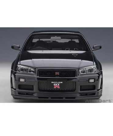 オートアート 1/18スケール 日産 スカイライン GT-R （R34） Vスペック II （ブラックパール）/msl