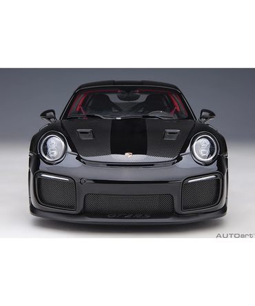 オートアート 1/18スケール ポルシェ 911 （991.2） GT2 RS ヴァイザッハ・パッケージ （ブラック）/msl