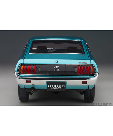 オートアート 1/18スケール トヨタ セリカ リフトバック 2000GT （RA25） 1973 （ターコイズブルー・メタリック）/msl