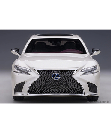 オートアート 1/18スケール レクサス LS500h （メタリック・ホワイト）/msl
