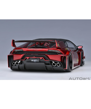 オートアート 1/18スケール リバティーウォーク LB‐シルエット ワークス ランボルギーニ ウラカン GT （ハイパー・レッド）/msl