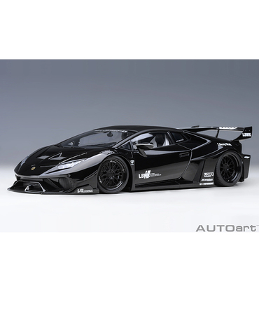 オートアート 1/18スケール リバティーウォーク LB‐シルエット ワークス ランボルギーニ ウラカン GT （ブラック）/msl