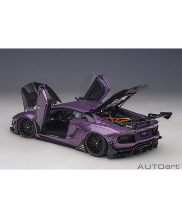 オートアート 1/18スケール LB-WORKS ランボルギーニ アヴェンタドール リミテッドエディション （メタリック・パープル）/msl