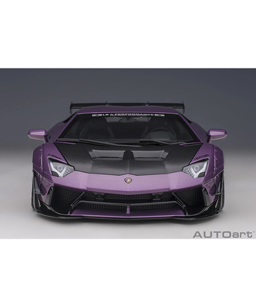 オートアート 1/18スケール LB-WORKS ランボルギーニ アヴェンタドール リミテッドエディション （メタリック・パープル）/msl