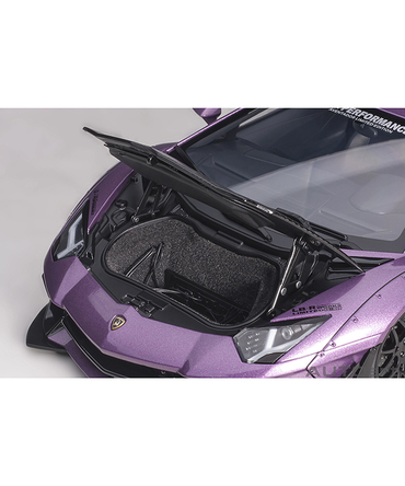 オートアート 1/18スケール LB-WORKS ランボルギーニ アヴェンタドール リミテッドエディション （メタリック・パープル）/msl
