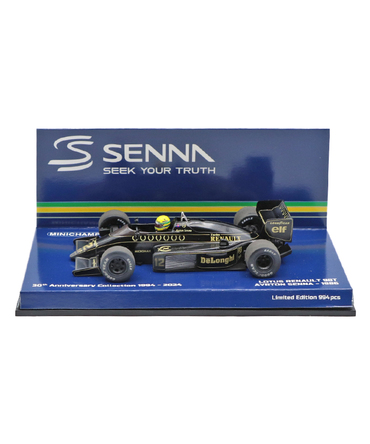 ミニチャンプス 1/43スケール ロータス ルノー 98T アイルトン・セナ 1986年 ウェザリング仕様 /msl