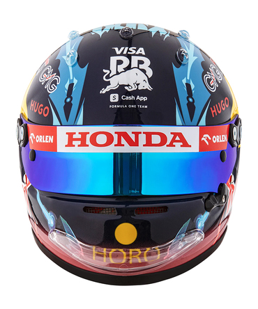 角田裕毅 オフィシャル 別注 1/2スケール 角田裕毅 2024年 ベルギーGP 『VALORANT』ヘルメット