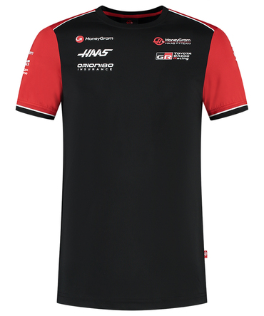 マネーグラム ハース F1 チーム Tシャツ ブラック 2025