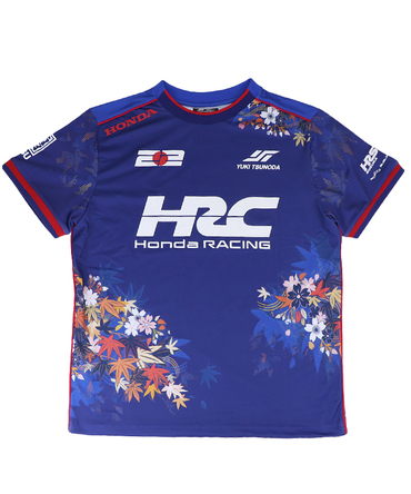 角田裕毅 x HRC Honda RACING コラボ Tシャツ ネイビー 2025