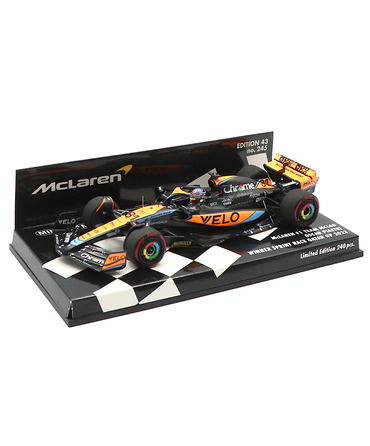 ミニチャンプス 1/43スケール マクラーレン F1 チーム MCL60 オスカー・ピアストリ 2023年 カタールGP スプリントレース 優勝