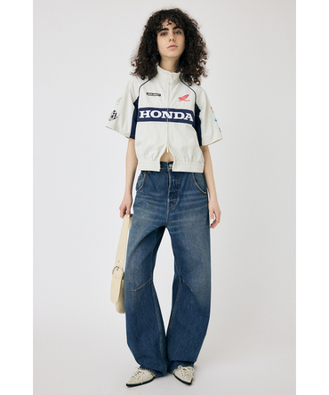 ホンダ MOUSSY HONDA SHORT TRACK ジャケット ホワイト