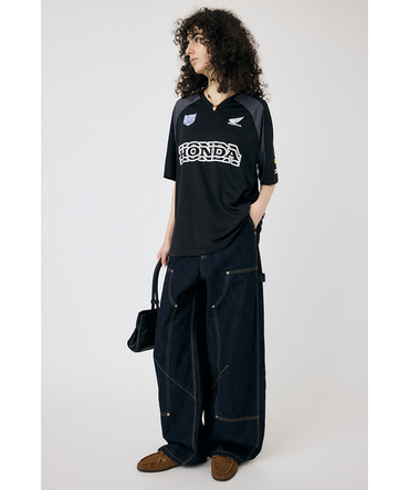 ホンダ MOUSSY HONDA RACING ゲームシャツ ブラック