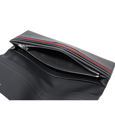 HRC Honda RACING x ノイインテレッセ LF 長財布(小銭入れ付き通しマチ束入) ブラックxブラック