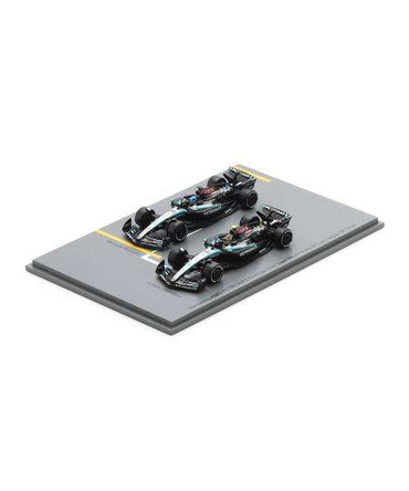 スパーク 1/64スケール メルセデス AMG ペトロナス F1 W15 E パフォーマンス ハミルトン / ラッセル 2024年 ラスベガスGP 2台セット