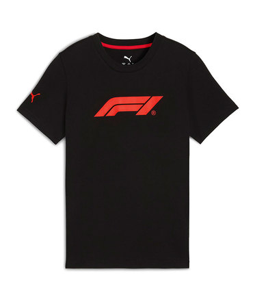 【キッズサイズ】PUMA FORMULA 1 ロゴ Tシャツ ブラック 2025