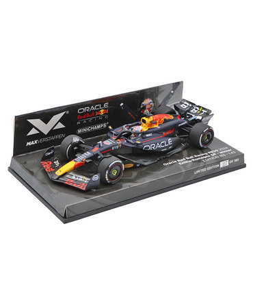 フェルスタッペン別注 ミニチャンプス 1/43スケール オラクル レッドブル レーシング ホンダ RB20 マックス・フェルスタッペン 2024年 スペインGP 優勝 /ARB/24f1m