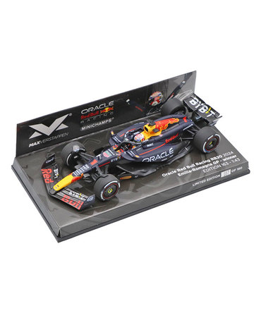 フェルスタッペン別注 ミニチャンプス 1/43スケール オラクル レッドブル レーシング ホンダ RB20 マックス・フェルスタッペン 2024年 スペインGP 優勝 /ARB/24f1m