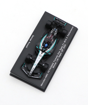 スパーク 1/64スケール メルセデス AMG ペトロナス F1 W15 E パフォーマンス ジョージ・ラッセル 2024年 ラスベガスGP 優勝 /spk