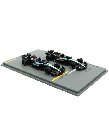 スパーク 1/64スケール メルセデス AMG ペトロナス F1 W15 E パフォーマンス ハミルトン / ラッセル 2024年 ラスベガスGP 2台セット /spk