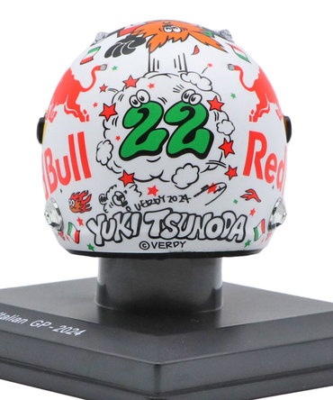 スパーク 1/5スケール 角田裕毅 2024年 イタリアGP VISA CASH APP RB F1 チーム ヘルメット/msl