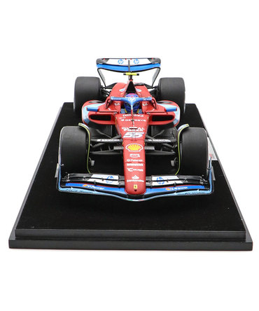 ルックスマート 1/18スケール フェラーリ SF-24 カルロス・サインツ 2024年 マイアミGP /24f1m