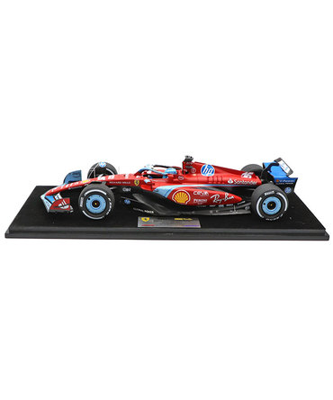 ルックスマート 1/18スケール フェラーリ SF-24 シャルル・ルクレール 2024年 マイアミGP 3位 /24f1m