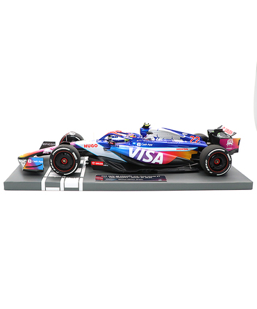 ミニチャンプス 1/18スケール VISA CASH APP RB F1 ホンダ VCARB 01 角田裕毅 2024年 マイアミGP /24f1m