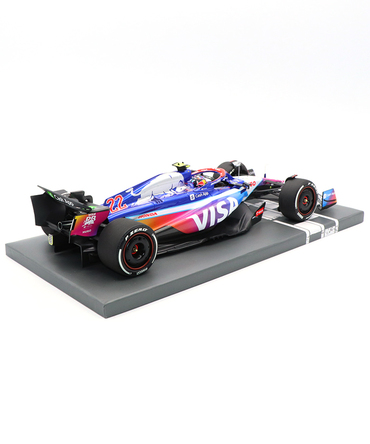 ミニチャンプス 1/18スケール VISA CASH APP RB F1 ホンダ VCARB 01 角田裕毅 2024年 マイアミGP /24f1m