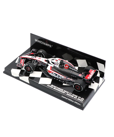ミニチャンプス 1/43スケール マネーグラム ハース F1チーム VF-23  ケビン・マグヌッセン 2023年 オースティンGP/23f1m