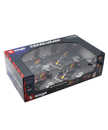 ブラゴ 1/43スケール レッドブル / マックス・フェルスタッペン F1 モデルカー4台セット