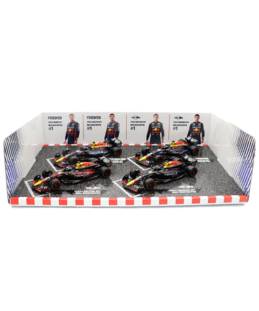 ブラゴ 1/43スケール レッドブル / マックス・フェルスタッペン F1 モデルカー4台セット