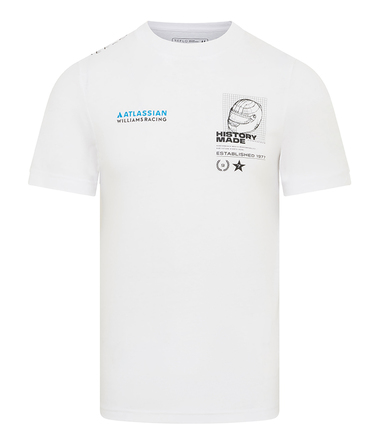 ウィリアムズ レーシング チーム HISTORY MADE Tシャツ ホワイト
