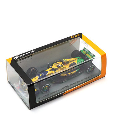 スパーク 1/43スケール マクラーレン F1 チーム MCL38 ランド・ノリス 2024年 モナコGP 4位 /24f1m