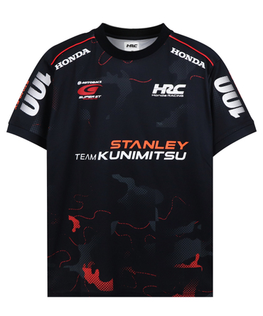 HRC Honda RACING x スーパーGT コラボ Tシャツ STANLEY TEAM KUNIMITSU #100