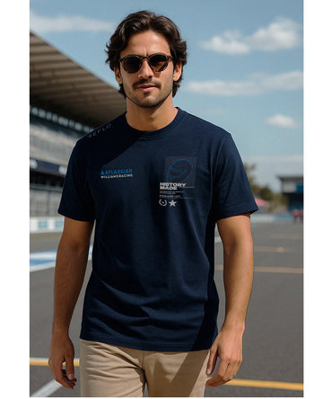 ウィリアムズ レーシング チーム HISTORY MADE Tシャツ ネイビー