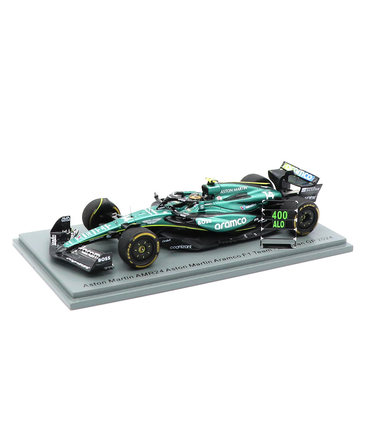 スパーク 1/43スケール アストンマーチン アラムコ F1 チーム AMR24 フェルナンド・アロンソ 2024年 メキシコGP F1 400戦レース 記念 /24f1m