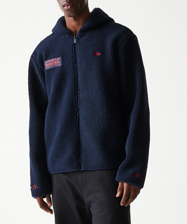 オラクル レッドブルレーシング NewEra フーデッド シェルパ ジャケット