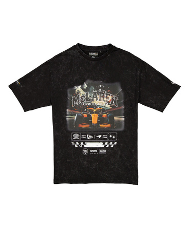 マクラーレン F1チーム NewEra ウォッシュ グラフィック オーバーサイズTシャツ