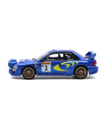 MINIGT 1/64スケール スバル インプレッサ WRC97 モンテカルロラリー 1998 3位入賞車 #3(左ハンドル) /spk