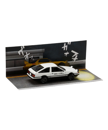 Hobby JAPAN 1/64スケール 頭文字D 30周年記念 Toyota SPRINTER TRUENO (AE86) / 頭文字D 藤原拓海 VS 高橋啓介