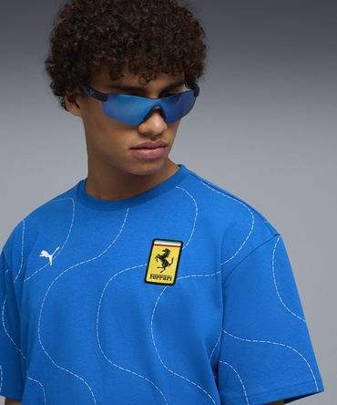 【購入数制限有/おひとり様1個まで】PUMA スクーデリア フェラーリ SF モンツァ Tシャツ ブルー /TM-W