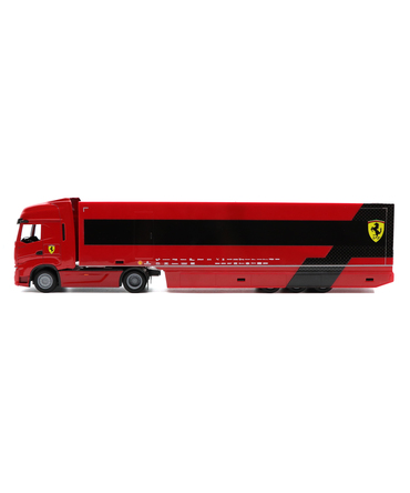 ブラゴ 1/43スケール スクーデリア フェラーリ IVECO S-WAY 570 トランスポーター / SF24 シャルル・ルクレール セット