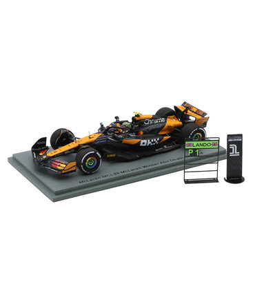 スパーク 1/43スケール マクラーレン F1 チーム MCL38 ランド・ノリス 2024年 アブダビGP 優勝 /24f1m